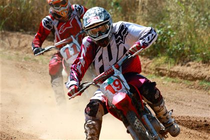 Albert Arenas y yo (dirt-track)