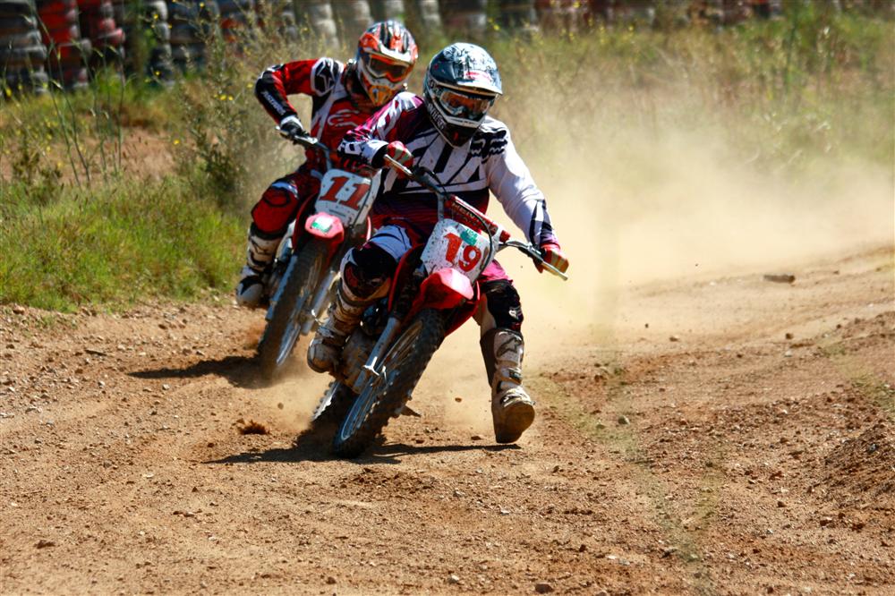 Albert Arenas y yo (dirt-track)