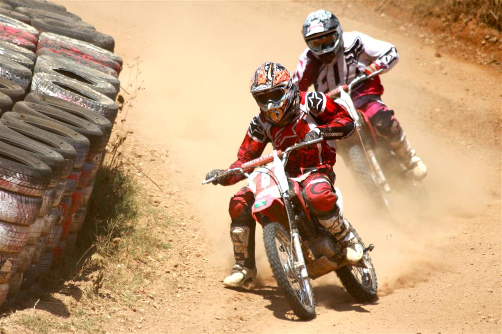 Albert Arenas y yo (dirt-track)