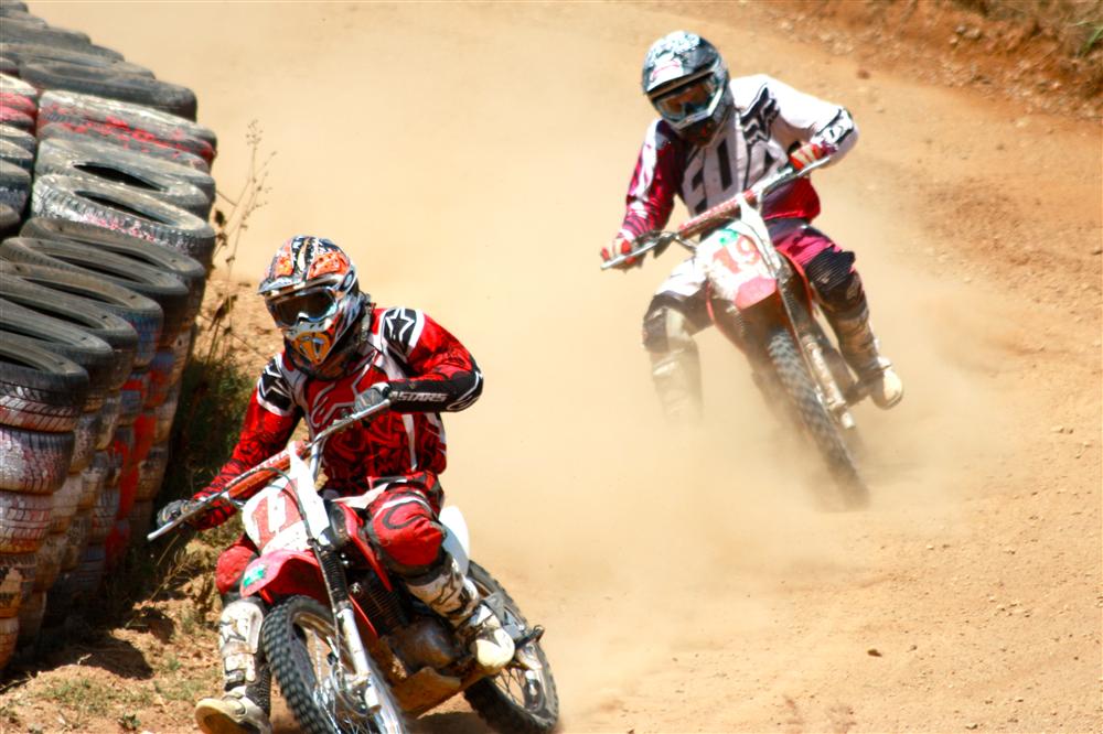 Albert Arenas y yo (dirt-track)