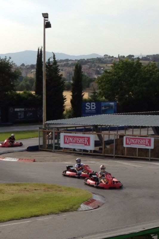 Albert Arenas y yo (Karts)