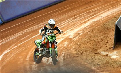 Gabri Rodrigo #19 Superprestigio dirt-track