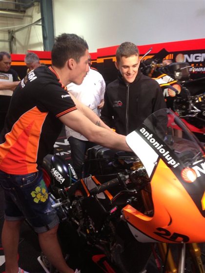 Gabri Rodrigo #19 & Aleix Espargaro #41