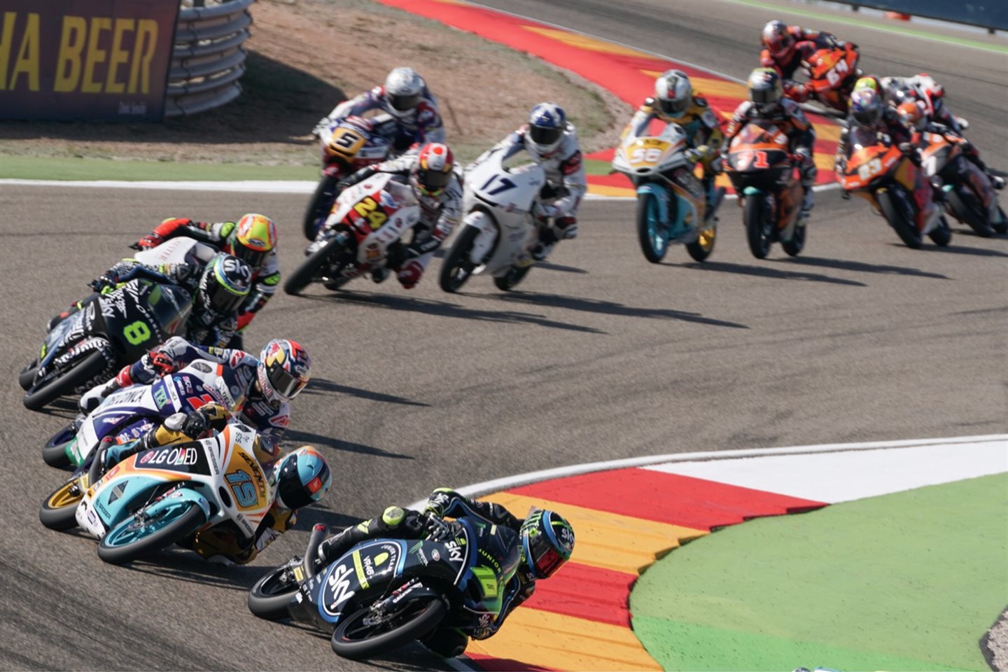 "Arrollado por otro piloto en carrera"