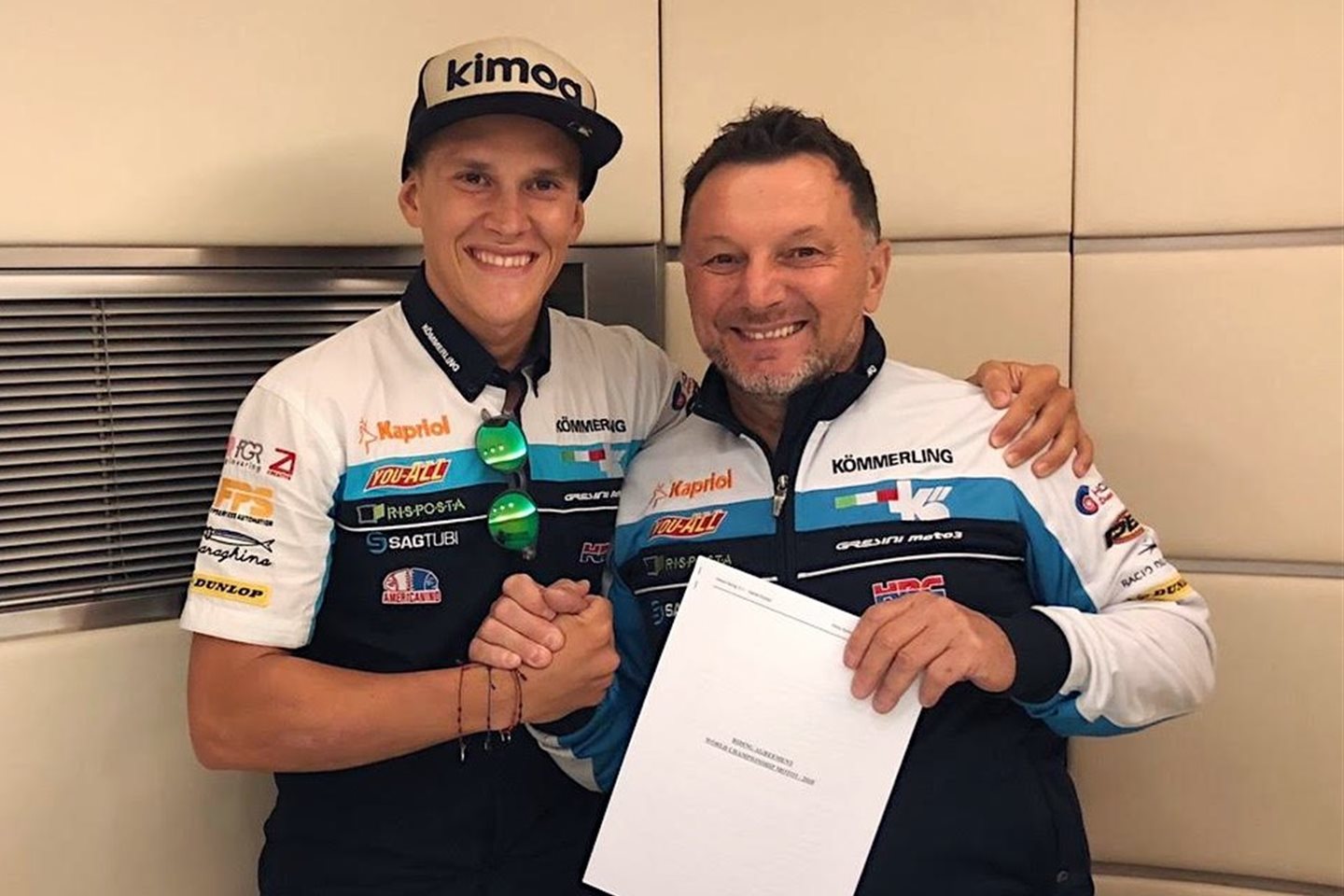 2020 junto a Gresini en Moto3